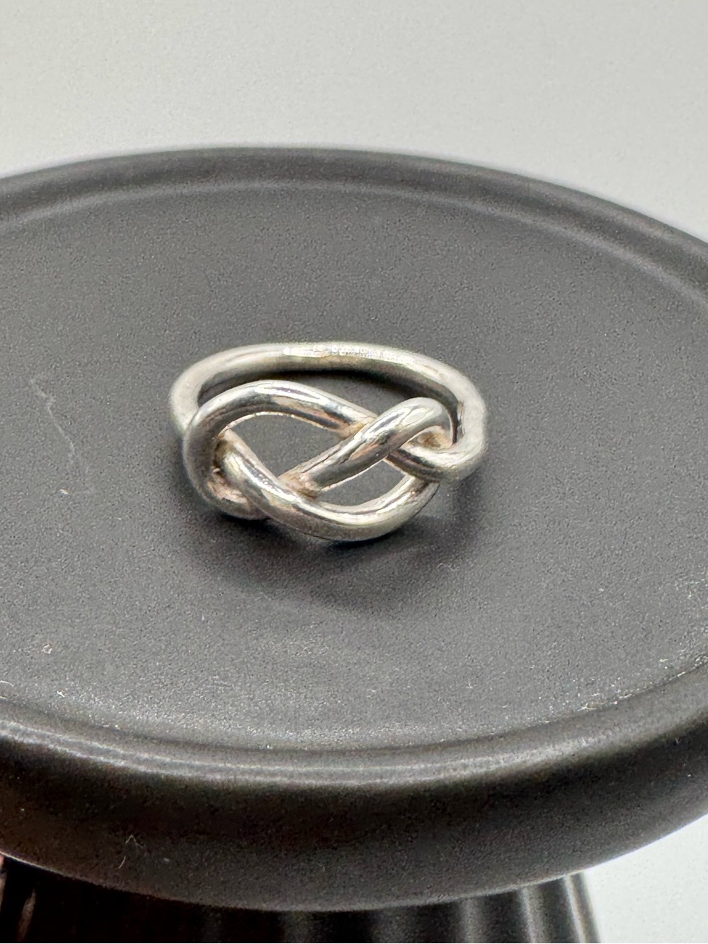 Source Unknown Silver Knot Ring